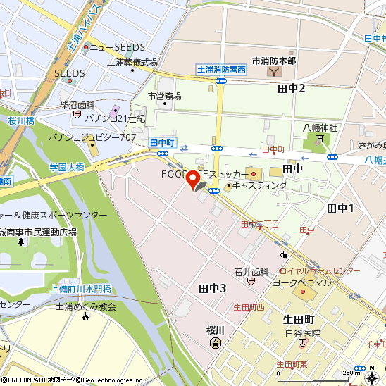 株式会社飯村タイヤ商会付近の地図